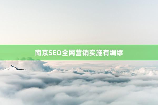 南京SEO全网营销实施有绸缪